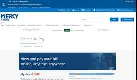 
							         Online Bill Pay | Mercy Miami Hospital | Miami, FL								  
							    
