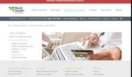 
							         Online Bill Pay | Merit Health | Merit Health River Oaks ... - Flowood								  
							    