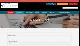 
							         Online Bill Pay - Orthopedic Institute of Pennsylvania								  
							    