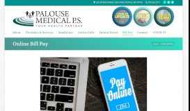 
							         Online Bill Pay – Palouse Medical								  
							    