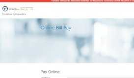 
							         Online Bill Pay – Tuckahoe Orthopaedics								  
							    