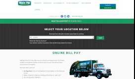 
							         Online Bill Pay – Waste Pro USA								  
							    