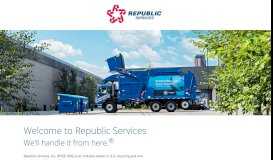 
							         Online Bill Pay With Republic Services | Republic Services								  
							    
