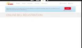 
							         Online Bill Registration - Sun Cellular								  
							    
