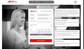 
							         Online Booking - Allied Express								  
							    