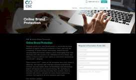 
							         Online Brand Protection | CSC								  
							    