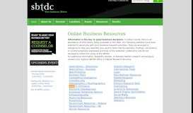 
							         Online Business Resources | NC SBTDC								  
							    