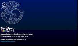 
							         Online Casino Sign-Up with 350% Bonus | Prism Casino								  
							    