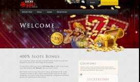 
							         Online Casino Welcome bonus & Promotion - Lucky Red Casino								  
							    