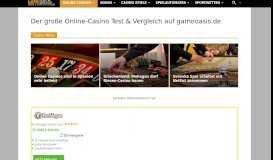 
							         Online-Casinos - aktuelle Angebote & Tests auf gameoasis.de								  
							    