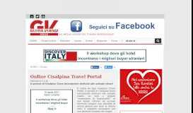 
							         Online Cisalpina Travel Portal (GuidaViaggi.it)								  
							    