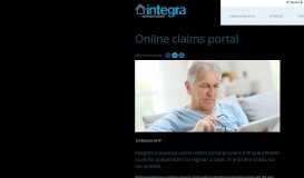 
							         Online claims portal | Integra Insurance								  
							    