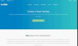
							         Online Client Portal | Huddle								  
							    