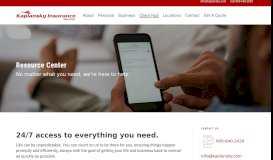 
							         Online Client Portal | Kaplansky Insurance								  
							    