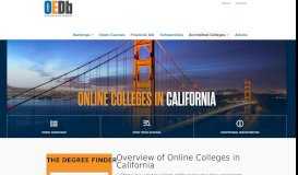 
							         Online Colleges in California | OEDb.org								  
							    