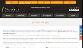 
							         Online Concierge Medical Services - Caduceus Medical Group								  
							    