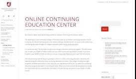 
							         Online Continuing Education Center | Pharmacy and Pharmaceutical ...								  
							    