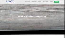 
							         Online Conveyancing - what are you paying for and what are ... - Enact								  
							    