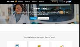 
							         Online Corporate Travel Booking, Travel Management ... - Concur								  
							    
