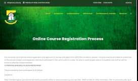 
							         Online Course Registration Process | Chukwuemeka Odumegwu ...								  
							    