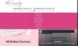 
							         Online Courses | The Beauty Academy								  
							    