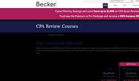 
							         Online CPA Exam Review Course | Becker								  
							    