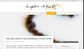 
							         Online crafts on DaWanda learn how! | InspireWeTrust								  
							    
