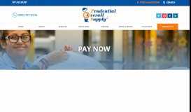 
							         Online Credit Card Payment | Prudential Overall Supply								  
							    