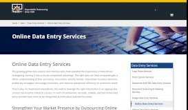 
							         Online Data Entry Services | Data Capture |CRM Data Entry								  
							    