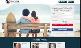 
							         Online Dating with love2meet's Personal Ads - Home Page								  
							    