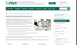 
							         Online Defensive Driving Courses - National Safety Council								  
							    