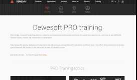 
							         Online | Dewesoft Training Portal								  
							    