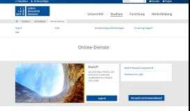
							         Online-Dienste – Leibniz Universität Hannover								  
							    
