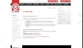 
							         Online E-learning First Aid Courses | St John SA								  
							    
