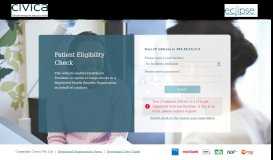 
							         Online Eligibility Check (OEC) - Civica								  
							    