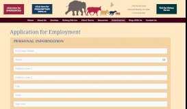 
							         Online Employee Application | Hickory Veterinary Hospital								  
							    