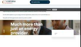 
							         Online energy management portal - Corona Energy								  
							    