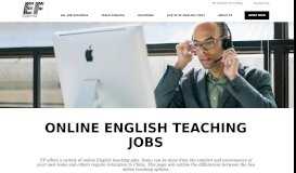 
							         Online English Teaching Jobs (Hiring Now) | EF English First								  
							    