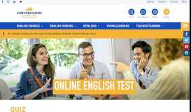 
							         Online English Test | Start - Stafford House								  
							    