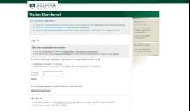 
							         Online Enrolment - Login - Victoria University of Wellington								  
							    