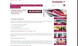 
							         Online Express | Silkbank Limited - Yes We Can								  
							    