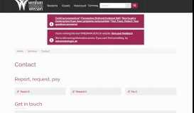 
							         Online Facilities, Pay online, GOV.UK, Walesontheweb - WCBC								  
							    