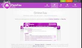 
							         Online Fax - PamFax								  
							    