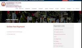 
							         Online Fee Payment - Welcome To Deshbandhu College								  
							    
