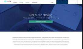 
							         Online File Sharing Made Easy Start 14 Days for FREE | 100% Secure								  
							    