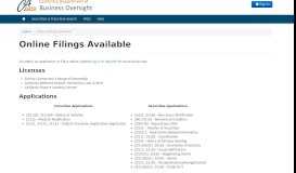 
							         Online Filings Available - CA.gov								  
							    