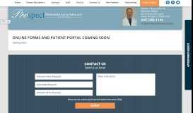 
							         Online Forms and Patient Portal Coming Soon - Mount Prospect, IL ...								  
							    