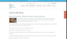
							         Online Gift Shop | Lawrence + Memorial Hospital - Netreturns.biz								  
							    