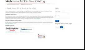 
							         Online Giving								  
							    