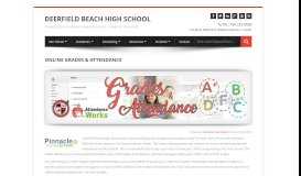 
							         Online Grades & Attendance | Deerfield Beach High School								  
							    
